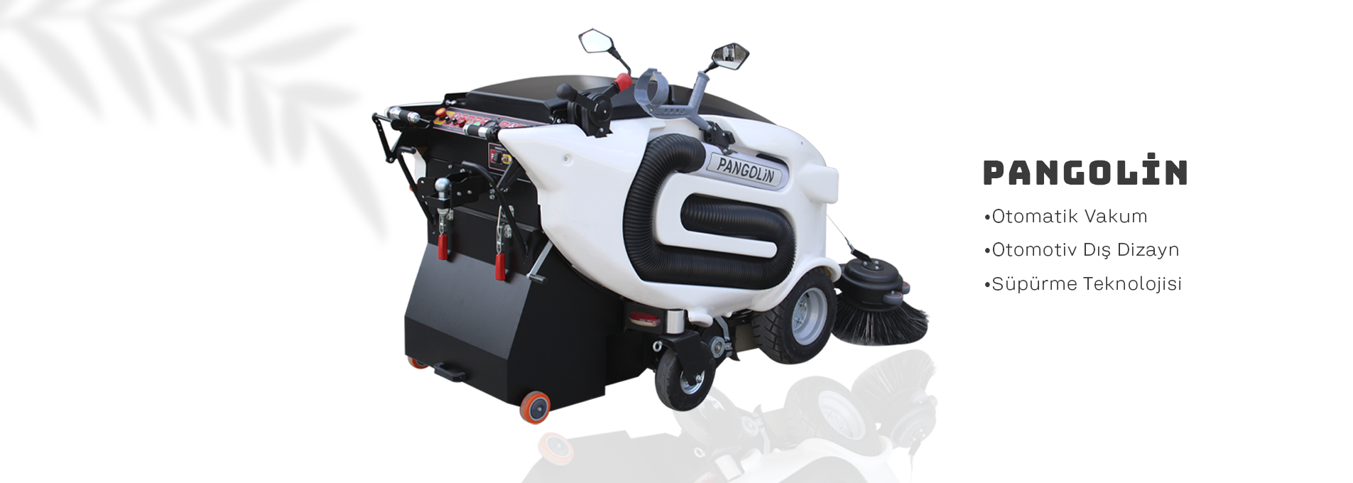 Elektrikli Kaldırım Üstü Süpürme Makinesi Renkgrup Pangolin 300 BT