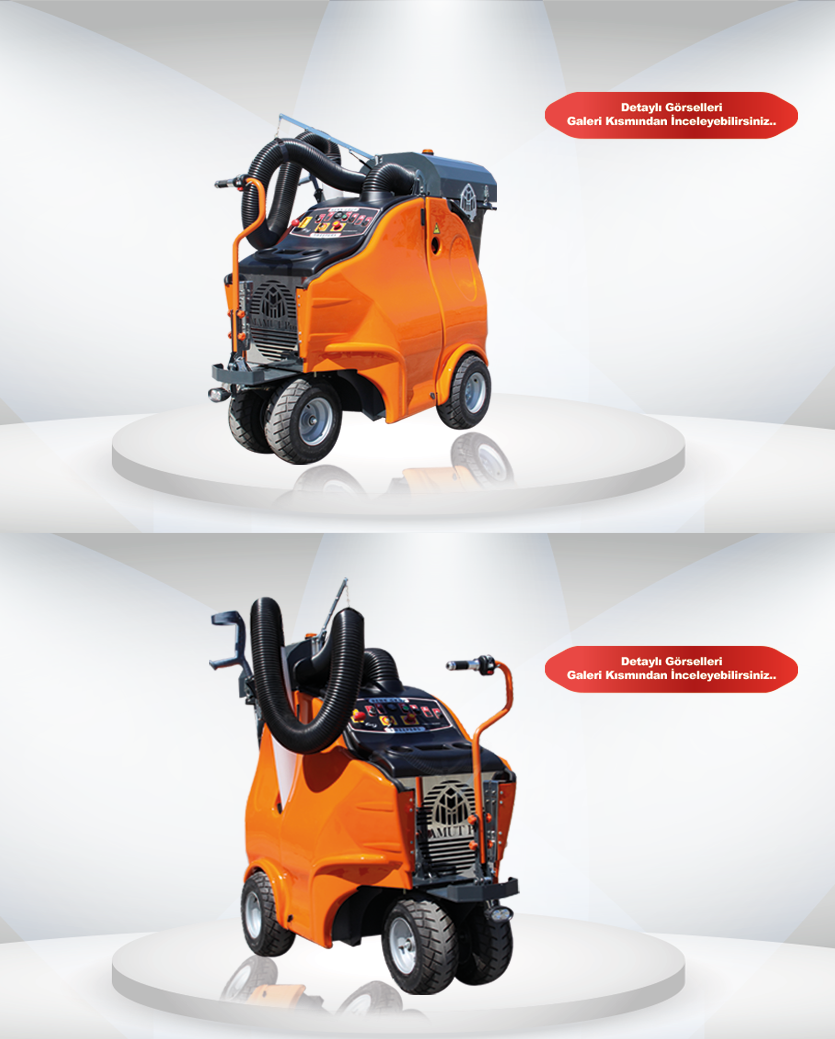 Benzinli Elle Kumandalı Süpürge Makinesi MAMUT PRO ST