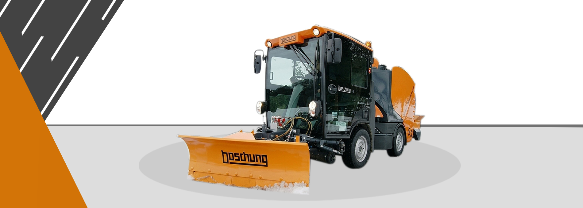 Belden Krmal Dizel Kar Krekli ve Tuzlama Makinesi Boschung S2 Urban Sweeper