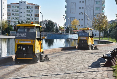 Balar Parklarnda evreci Aralarla Temizlik Dnemi