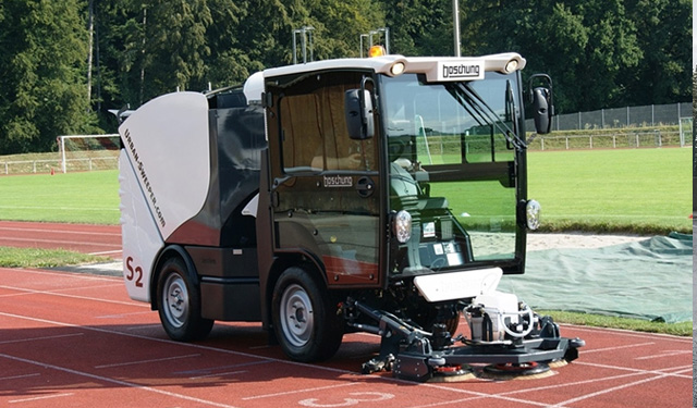 Sokak Sprcl Dizel Meydan Ykama Arac Boschung S2 Urban Sweeper